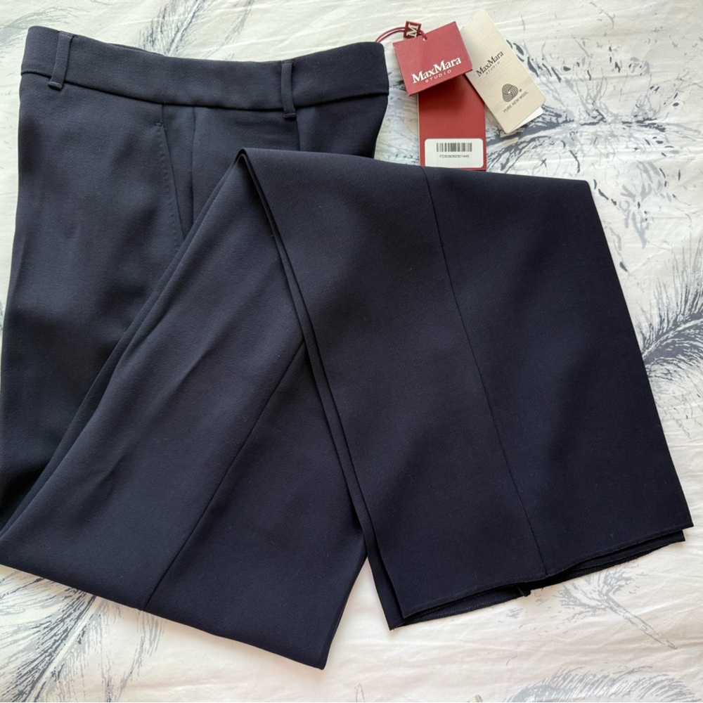 MaxMara Deep Blue Trousers